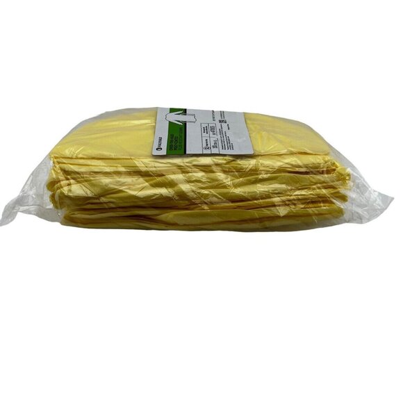 Halyard Over-The-Head Poly-Coated Fluid Resistant Gown Size 10 XL Yellow Univers - Picture 3 of 4